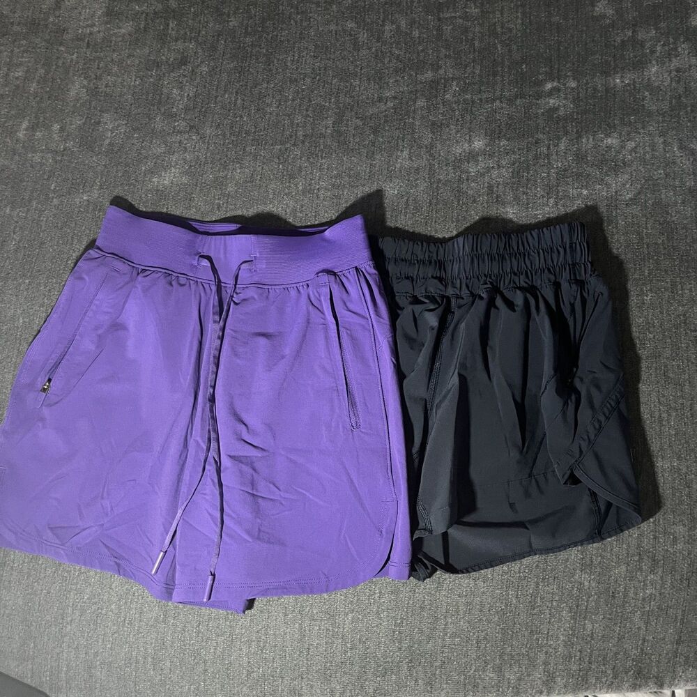 Lot of 2 Lululemon Track That License To Train Short 4" Women's Size 0